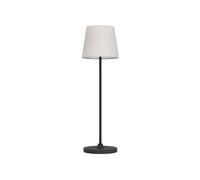 Eglo Leonero Lámpara de mesa inalámbrica con batería, color negro y beis