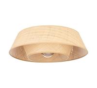 Eglo Marford Lámpara de techo bohemia japonesa, con pantalla de rafia natural, casquillo E27, diámetro de 50 cm