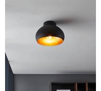 EGLO Mogano 2 plafón, Ø28cm, negro/oro