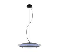 EGLO MONEVA-C - Lámpara de techo (acero, 27 W, diámetro de 48,5 cm), color negro