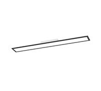 EGLO Moradillo Panel LED, luz de techo plana, panel de techo, metal | y plástico en blanco y negro, blanco cálido, blanco neutro, blanco frío, 15 x 120 cm