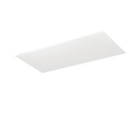 Eglo Moradillo-R Plafón LED, plano con control remoto, panel de techo | de metal en color blanco y plástico, regulable, con luz blanca cálida y fría y unas medidas de 60 × 120 cm