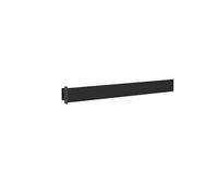 Eglo Neviano Lámpara de pared para exterior, iluminación exterior para pared de casa, aplique rectangular de pared de metal y plástico en negro, lámpara de exterior blanco cálido, IP65, 58 cm