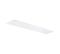 Eglo Panel LED Rabassa, lámpara de techo para empotrar en techos modulares, luz para oficina y cocina, aluminio y plástico blanco, foco neutra, 120x30 cm