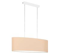 EGLO PASTERI-P - Lámpara de techo de acero (60 W), color blanco