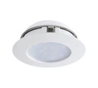 Eglo PINEDA Lámpara Empotrable, 12 W, Blanco, 3 x 10.2 x 3 cm