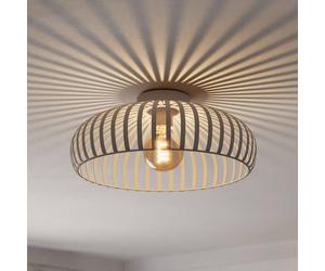 EGLO Plafón Mogano 3, beige, Ø 43 cm, metal, E27