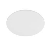 Eglo plafón Pogliola-S, diámetro 50cm, plafón LED, lámpara de salón,acero y plástico, lámpara de habitación infantil, lámpara de cocina, lámpara de despacho, lámpara para techo de pasillo