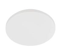 Eglo Pogliola-E Lámpara de techo LED con sensor movimiento y crepuscular, metal plástico en color blanco, iluminación techo, blanco cálido, 31 cm diámetro