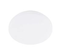 Eglo Pogliola-E Lámpara de techo LED plana, para cocina y dormitorio, fabricada en metal y plástico de color blanco, con luz blanca neutra y un diámetro de 22 cm
