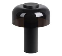 Eglo Ponente Lámpara de mesita de noche LED para exteriores, con batería, atenuable, para exteriores, inalámbrica, recargable mediante USB, metal y plástico en negro, blanco cálido y neutro, IP44