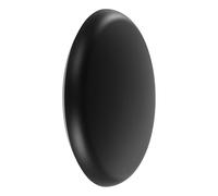 Eglo Porciano Lámpara de pared LED para interior (recargable, con iluminación indirecta, foco magnético con mando a distancia, plástico negro, blanco cálido y blanco frío, diámetro de 20 cm)