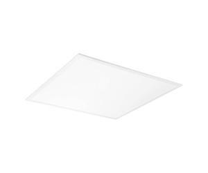 Eglo Rabassa Plafón de techo, panel LED empotrado, para techos reticulados, adecuado para colocar en la oficina y la cocina, aluminio y plástico de color blanco, luz blanca neutra, 62 x 62 cm