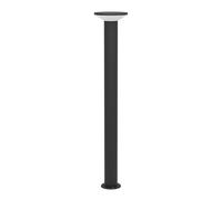 EGLO Bolardo luminoso LED Rigosa, negro, altura 100 cm, metal