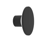 Eglo Rigosa Lámpara led exterior, de pared para exteriores con iluminación indirecta, exterior metal negro y plástico blanco, blanca cálida, IP44