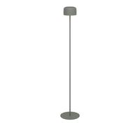 Eglo Roccanova Lámpara solar de pie, con batería, para interior y exterior, lámpara de salón, regulable en 3 niveles, de acero verde, blanco cálido, IP44