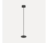 Eglo Roccanova Lámpara solar de pie, con batería, para interior y exterior, lámpara de salón, regulable en 3 niveles, de acero negro, blanco cálido, IP44