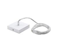 Eglo Salobrena 1, Cable alargador con baldaquino, apto para lámparas Salobrena 1, material: acero, color: blanco