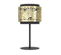 EGLO Sandbach Lámpara para mesa y mesita de noche, adecuada para colocar en el salón y el dormitorio, fabricada en metal y latón, con un diseño elegante y portalámparas E27