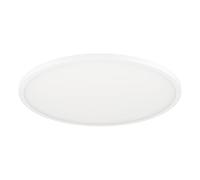 Eglo Sarsina-Z Domótica connect-z, lámpara de techo LED, aplicación ZigBee y control por voz Alexa, color de la luz regulable (blanco cálido-blanco frío), metal, atenuable, color blanco, Ø 60 cm