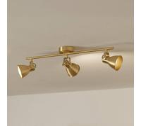 EGLO Seras downlight de techo, latón dorado cepillado, 3 luces