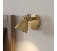 EGLO Seras foco de pared, latón dorado cepillado, 1 luz
