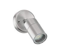 EGLO STOCKHOLM 1 Outdoor wall lighting Acero inoxidable GU10 5 W LED , Outdoor wall lighting, Acero inoxidable, Acero inoxidable, IP44, Entrada, Cochera, Jardín, Patio, Transparente