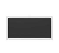 Eglo Talamello 1 Lámpara de pared LED para interior, rectangular, para dormitorio y pasillo, metal negro y plástico blanco, color de luz blanco cálido, 12 x 23 cm
