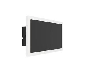 Eglo Talamello 1 Lámpara de pared LED para interior, rectangular | para dormitorio y pasillo, metal negro y plástico blanco, color de luz blanco cálido, 12 x 23 cm
