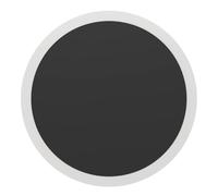 Eglo Talamello 1 Lámpara de pared LED para interior, redonda, para dormitorio y pasillo, metal negro y plástico blanco, color de luz blanco cálido, diámetro de 17 cm
