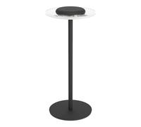 Eglo Trepella Lámpara de mesa LED con batería, inalámbrico, regulable con cambio de color, metal negro y plástico transparente, RGB, blanco cálido