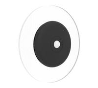 Eglo Trepella Lámpara de pared LED interior, batería regulable con mando a distancia, inalámbrica, con detector de movimiento, negro y transparente, blanco cálido, RGB, diámetro de 11,5 cm