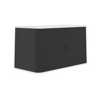Eglo Valgiano Lámpara de pared LED para interiores, con batería, soporte magnético, inalámbrica, intensidad regulable, recargable USB, rectangular, plástico negro, blanco cálido frío