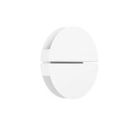 Eglo Vascella Lámpara de pared LED redonda, para exterior, iluminación indirecta, acero inoxidable de color blanco, con luz blanca cálida y fría, protección IP44 y un diámetro de 18 cm