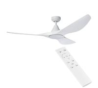 Eglo Ventilador de techo de diseño Portsea blanco - 35112