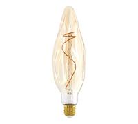 Eglo XXL Bombilla LED E27 regulable, diseño en espiral, retro