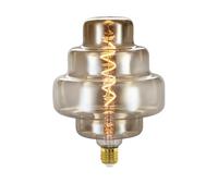 Eglo XXL Bombilla LED E27 regulable, diseño en espiral, retro, tamaño grande, color ambarino, 4 W, 200 lúmenes, blanco cálido, 2000 K, 29 cm de largo