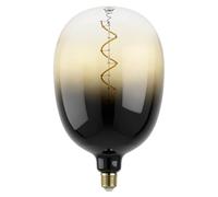 Eglo XXL Bombilla LED E27 regulable, diseño en espiral, retro, tamaño grande, color arena, 4 W, 100 lúmenes, blanco cálido, 1700 K, 29,5 cm de largo