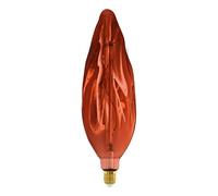Eglo XXL Bombilla LED E27 regulable, diseño en espiral, retro, tamaño grande, color cobre, 4 W, 20 lúmenes, blanco cálido, 2000 K, 34,5 cm de largo