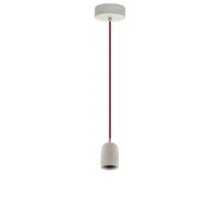 EGLO Yorth lámpara colgante E27, 60 W, Gris, Rojo