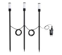 EGLO Zancaro 1 Lámpara LED de jardín con estaca, 3 piezas