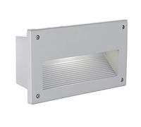 Eglo ZIMBA Luz empotrable, Plata/Blanco, 22,7 x 12,7 x 13 cm