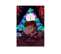 EGLOBICH Póster decorativo de Dipper Pines Gravity Falls, lienzo estético para pared, 30 x 45 cm, sin marco, diseño de pinos de gravedad