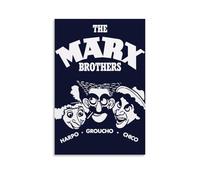 EGLOBICH Póster decorativo de The Marx Brothers TV Show para pared, 20 x 30 cm, sin marco, Los hermanos Marx