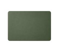 Eglooh - Herms - Protector Mesa Escritorio de Oficina en Cuero Verde cm 65x45 - Alfombrilla Raton xxl con Esquinas Redondeadas y Costuras Hechas a Mano - Made in Italy