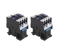 EGMEWDGF Contactor 2X Potencia AC.Contactores 1No AC 220V 50/60 HZ Bobina Motor Arrancador Relé 32a Industrial Eléctrico