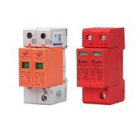EGMEWDGF DC 1000V 500V 800V 20KA ~ 40KA 2P SPD Protector contra sobretensiones doméstico Dispositivo descargador de bajo Voltaje protección contra Rayos de Carril DIN(DC 500V,Red Type)