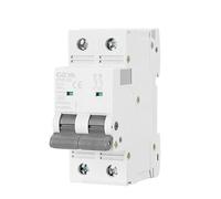 EGMEWDGF GYM9-125 Mini disyuntor de 2 Polos DP MCB Ture Cureent de 80A 100A 125A AC MCB Ancho 35,6mm 400V 6KA(100A)
