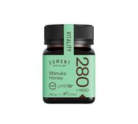 Egmont Honey Miel de Manuka 280+ MGO original de Nueva Zelanda UMF 10+ - 100% puro, certificado, activo Miel de Manuka (500g)