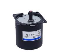 EGNIAN 70KTYZ Mini Motor síncrono de imán Permanente 220V AC 40W Micro Motor de Engranaje 50Hz/60Hz síncrono de Baja Velocidad Reversible (Size : 220V 80rpm)